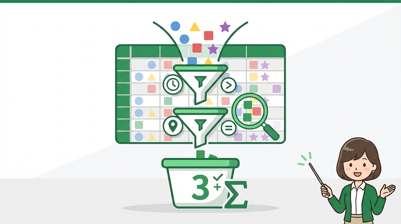 COUNTIFS 複数条件 カウント アイキャッチ画像