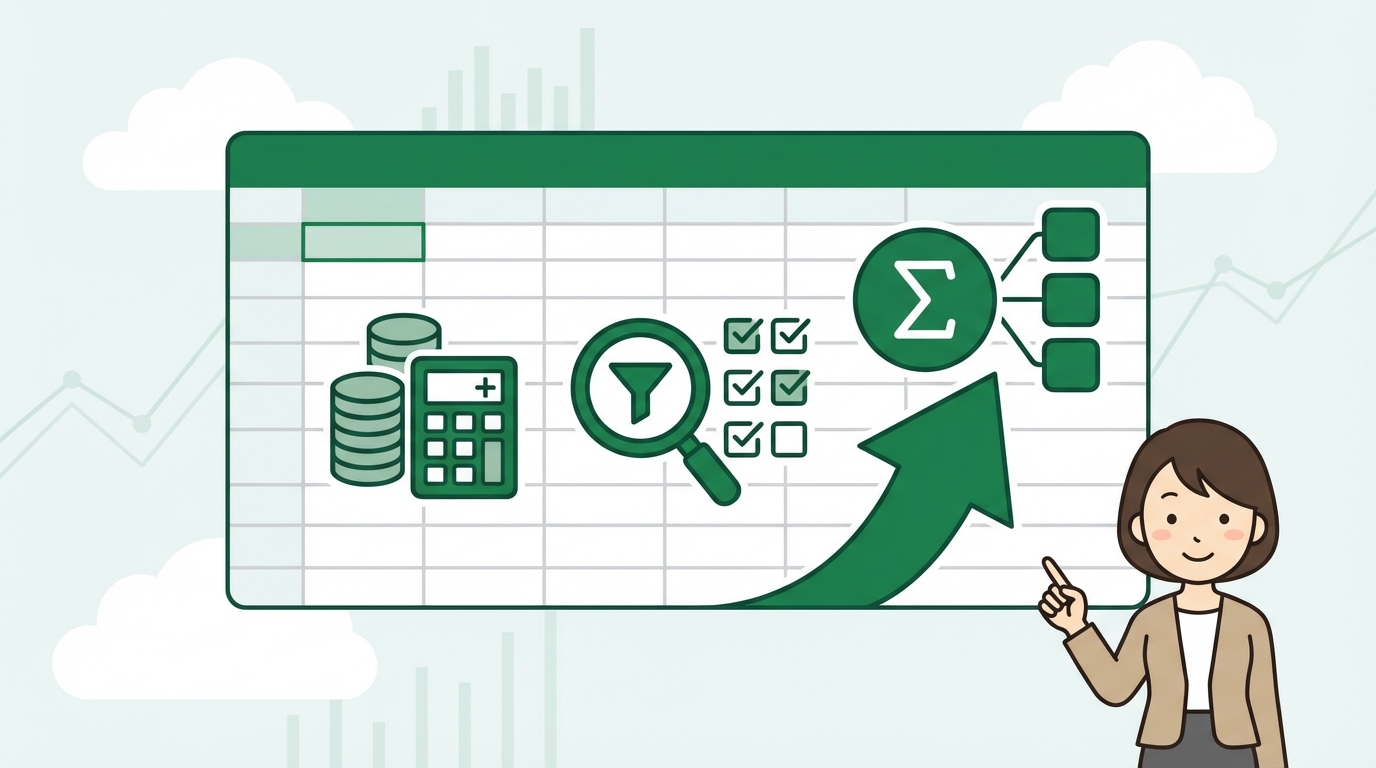 SUMIFS 複数条件 合計 アイキャッチ画像