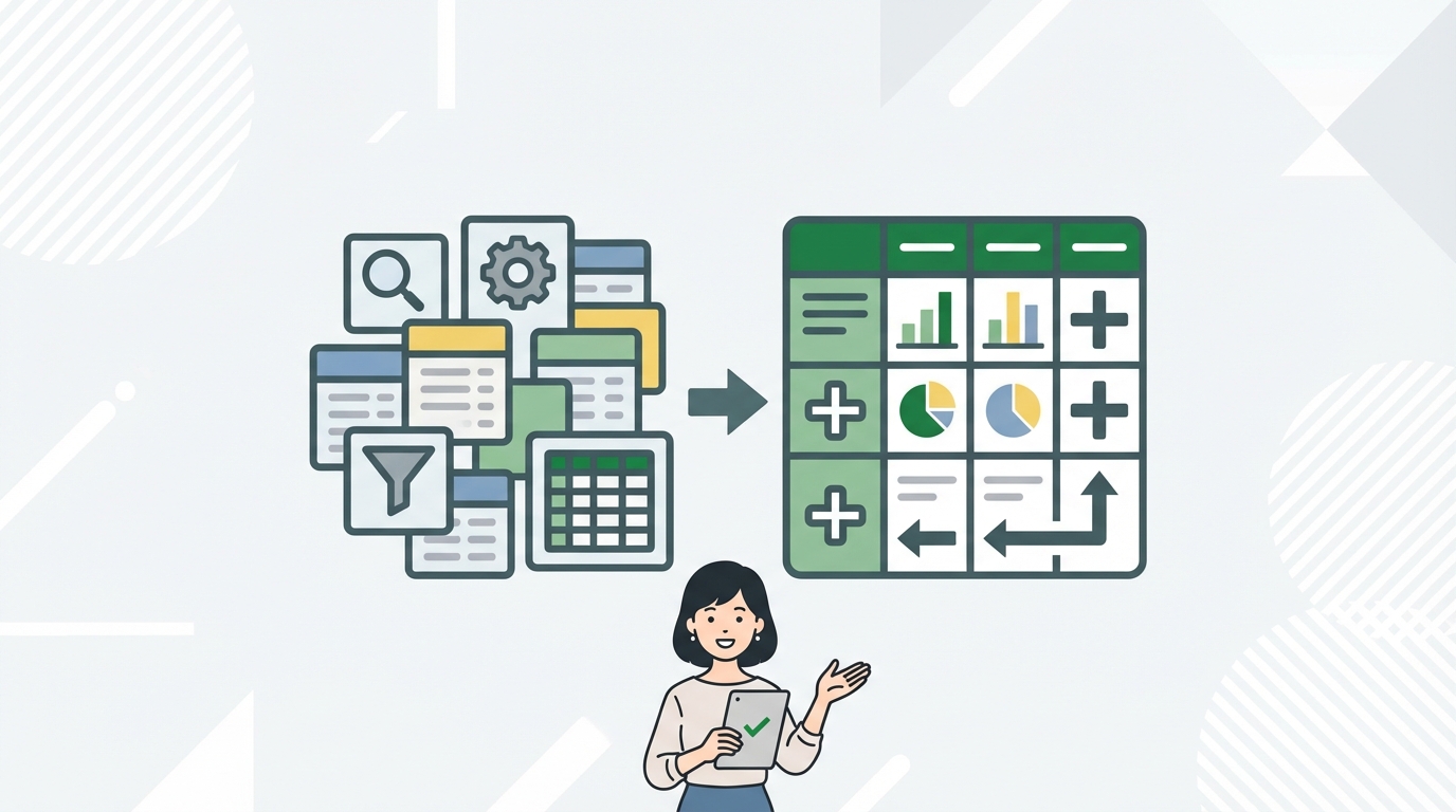 ピボットテーブル 作り方 アイキャッチ画像