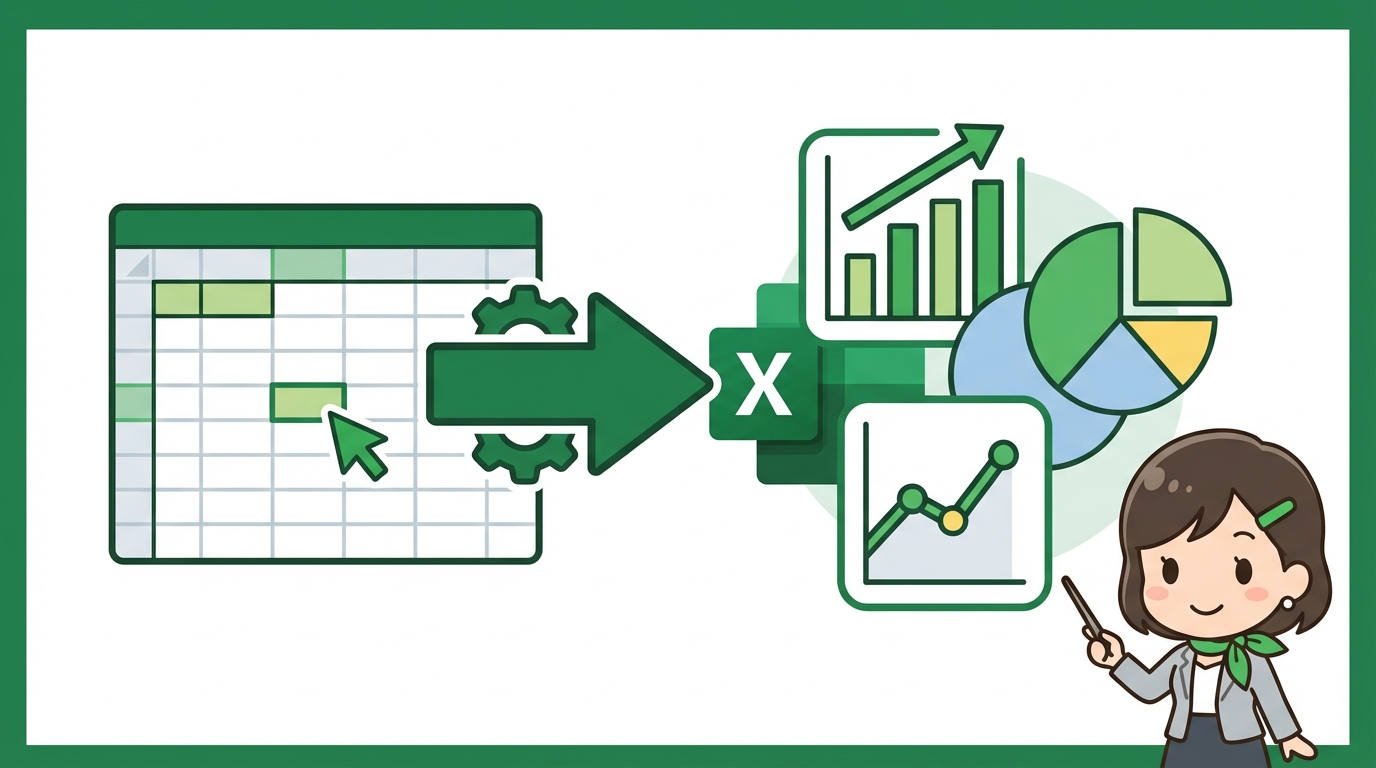 グラフ 作り方 Excel アイキャッチ画像