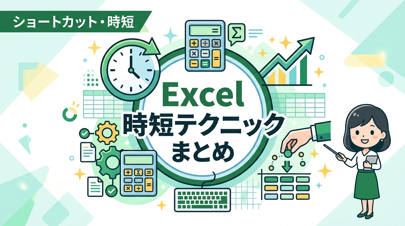 Excel 時短テクニック まとめ アイキャッチ画像