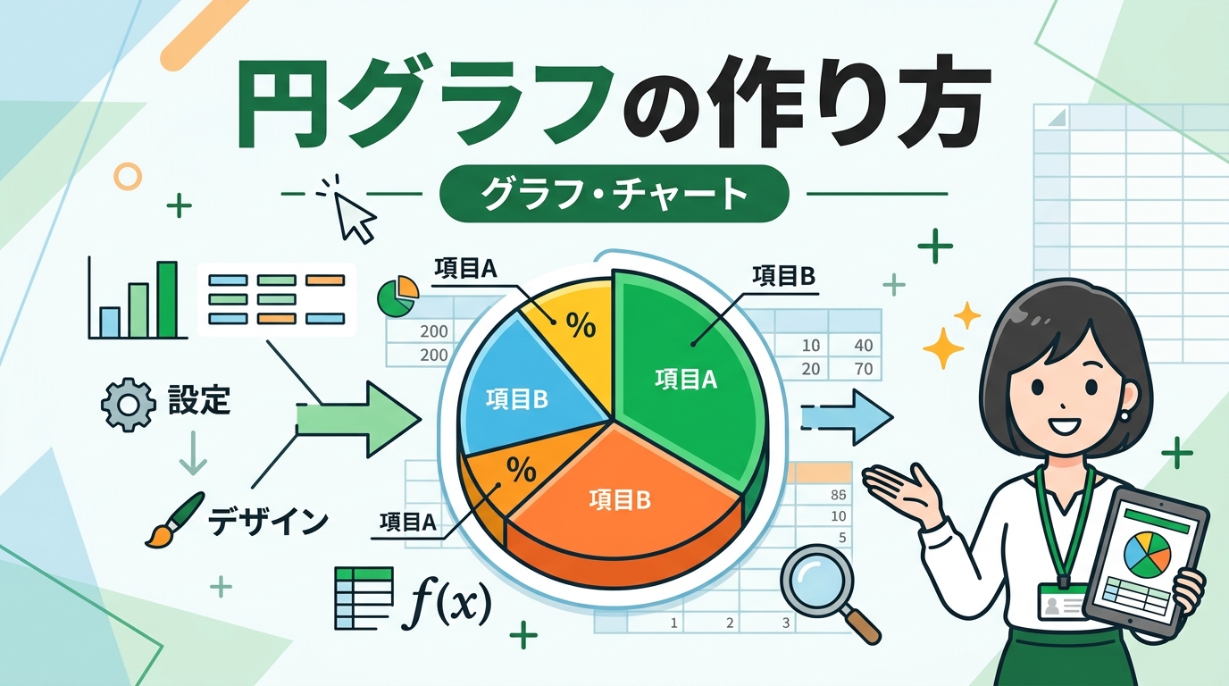 円グラフ 作り方 アイキャッチ画像
