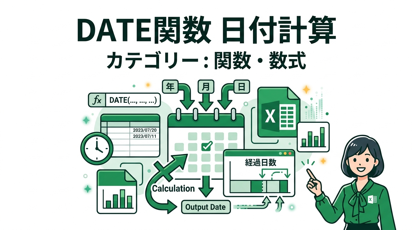 DATE関数 日付計算 アイキャッチ画像